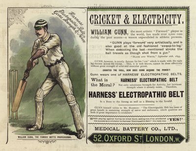 William Gunn, il famoso professionista di Notts da English School