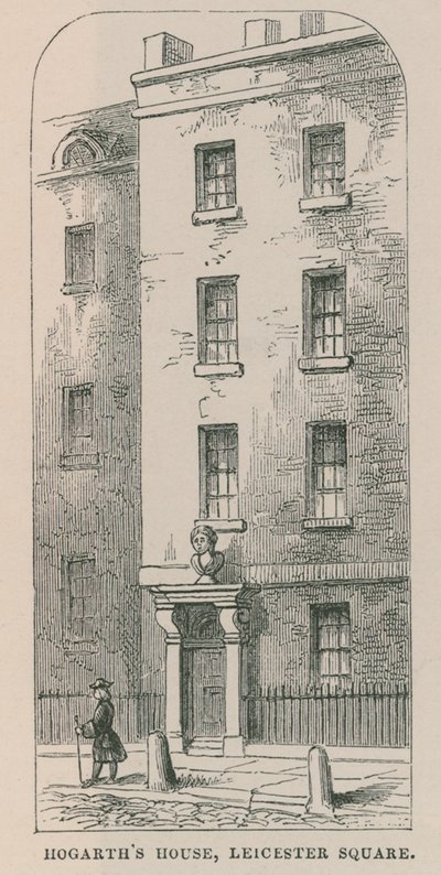 Casa di William Hogarth, Leicester Square da English School