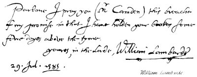 William Lambarde da English School