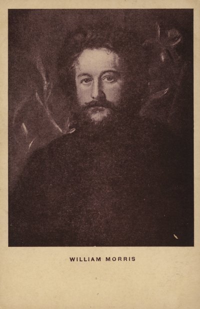 William Morris (1834-1896), designer tessile, artista e scrittore inglese (litografia) da English School