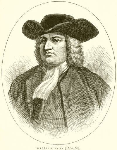 William Penn (Aetat. 50) da English School