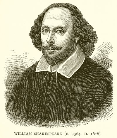 William Shakespeare (n. 1564, m. 1616) da English School