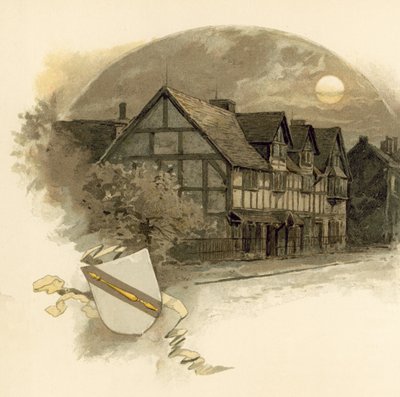 Casa natale di William Shakespeare in Henley Street da English School