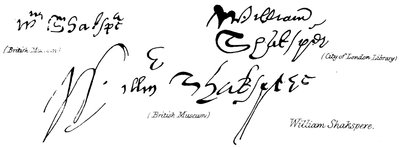 William Shakespeare da English School