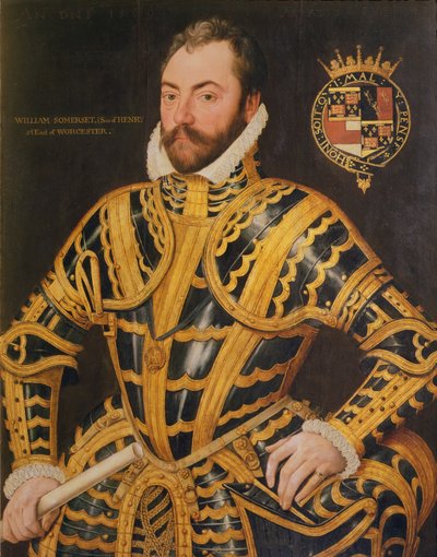 William Somerset, 3° Conte di Worcester, 1569 da English School