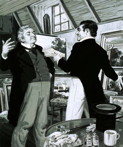 William Turner barattò alcuni dei suoi dipinti per una manciata di banconote da English School