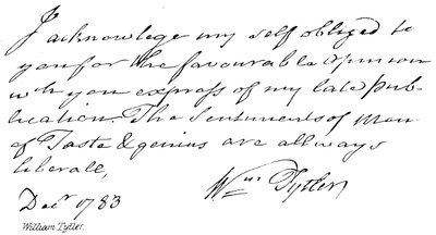 William Tytler da English School