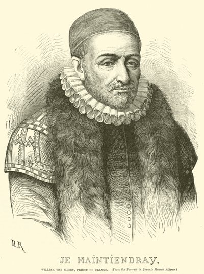 Guglielmo il Taciturno, Principe di Orange (incisione) da English School