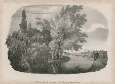 Willow Walk sul New River, Islington, Londra da English School