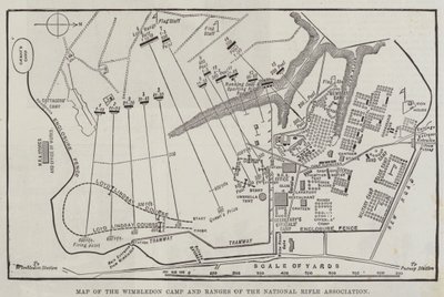 Campo di Wimbledon (incisione) da English School