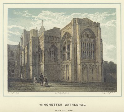 Cattedrale di Winchester, vista sud-est da English School
