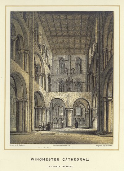 Cattedrale di Winchester, transetto nord da English School