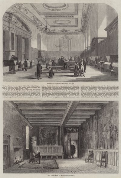 Winchester College (incisione) da English School