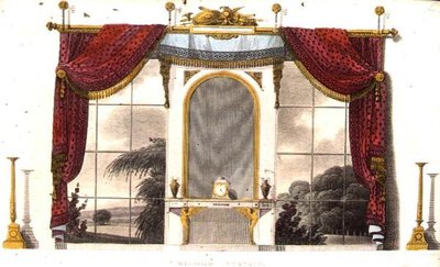 Tenda per Finestra per un Boudoir, tavola 3 da Ackermann