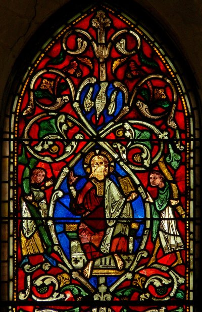 Finestra Ew raffigurante Cristo sull