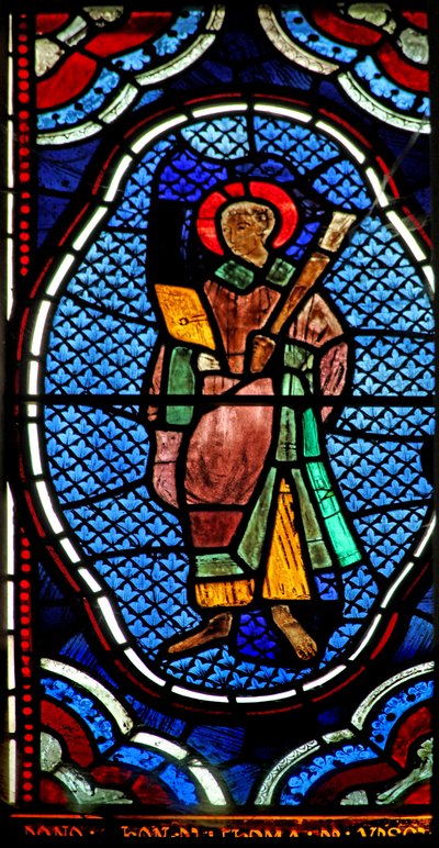 Finestra Ew raffigurante un santo da English School