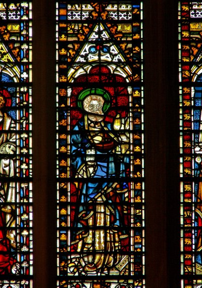 Vetrata raffigurante San Pietro da English School