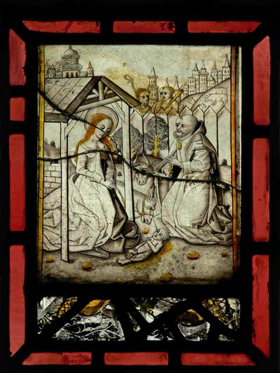 Vetrata raffigurante la Natività da English School