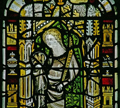 Vetrata n2 raffigurante San Giovanni da English School