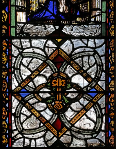 Grisaille ed emblema di San Pietro da English School