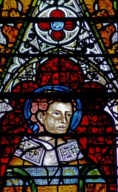 Finestra w2 raffigurante San Vincenzo da English School