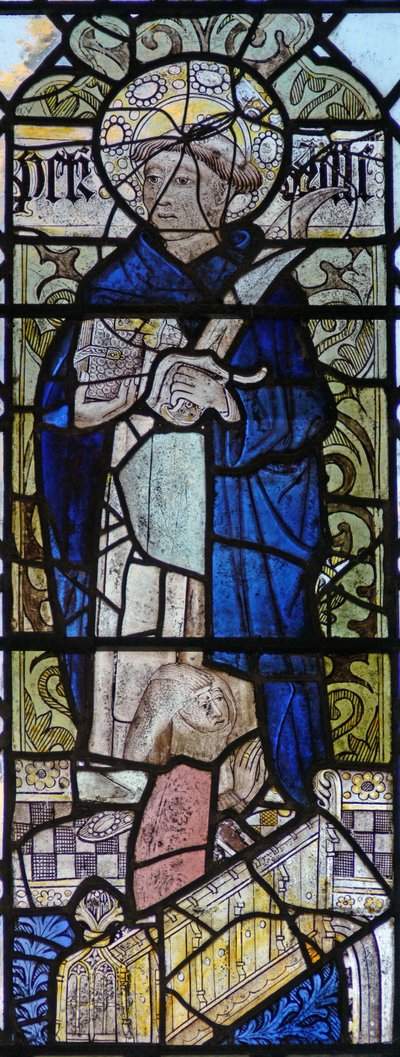 Finestra w4 raffigurante San Pietro Martire da English School