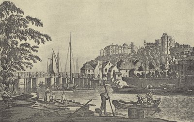 Ponte di Windsor nel 1793 da English School