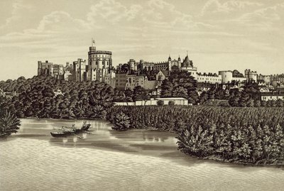 Castello di Windsor dal Fiume da English School
