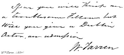 Wm Farren, (Attore) da English School