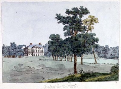 Wolterton Hall, Norfolk, casa dei Walpole, illustrazione da 