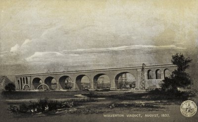 Viadotto di Wolverton, agosto 1837 da English School