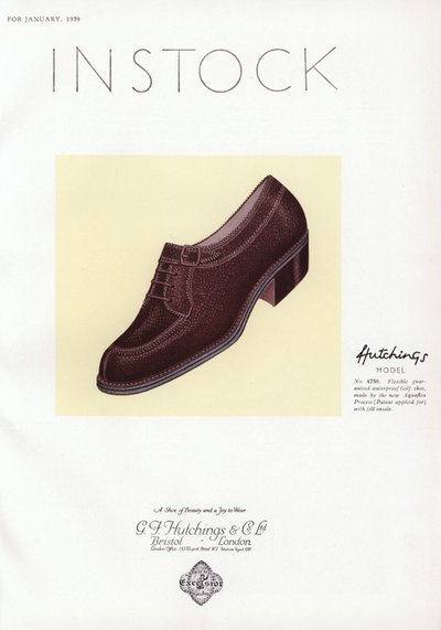 Pubblicità di scarpe da donna, anni 