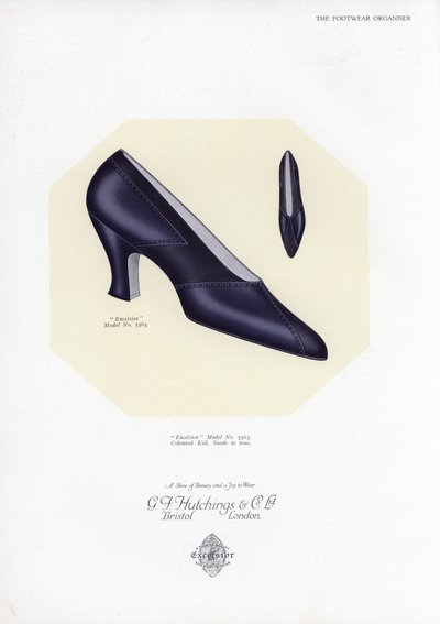 Pubblicità di scarpe da donna, anni 