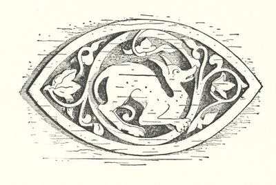Intaglio del legno: Cane (incisione) da English School