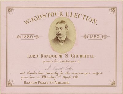 Elezione di Woodstock 1880 da English School