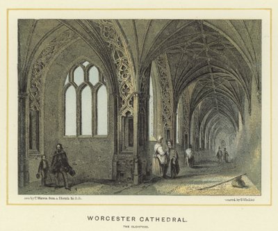 Cattedrale di Worcester, i chiostri da English School