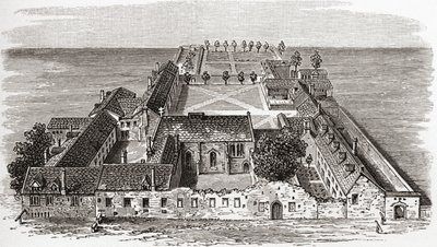 Worcester College, precedentemente Gloucester Hall, Oxford c.1673, da 