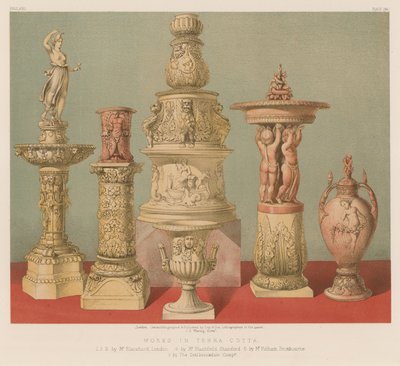 Opere in terracotta da English School