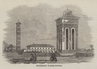 Acquedotto di Worthing (incisione) da English School