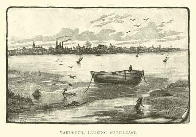Yarmouth, vista verso sud-est da English School