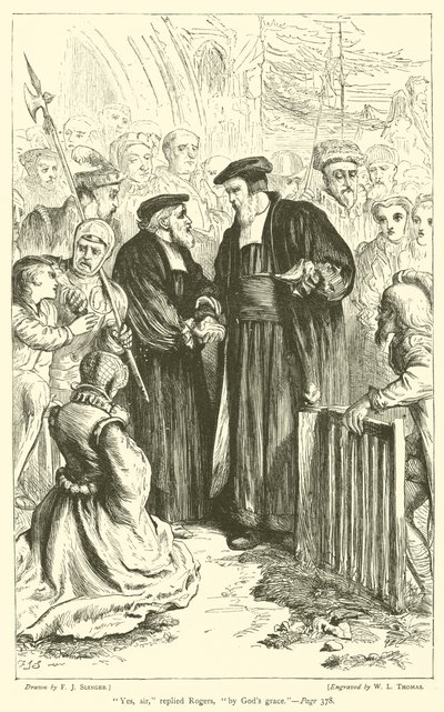 "Sì, signore," rispose Rogers, "per grazia di Dio" da English School