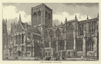 Cattedrale di York, lato sud da English School