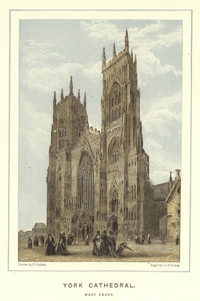 Cattedrale di York, facciata ovest da English School