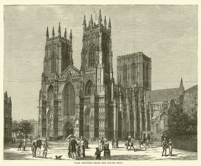 Cattedrale di York da sud-ovest da English School