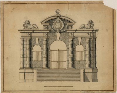 York Stairs di Inigo Jones, c 1626 da English School