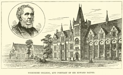Yorkshire College, e ritratto di Sir Edward Baines da English School