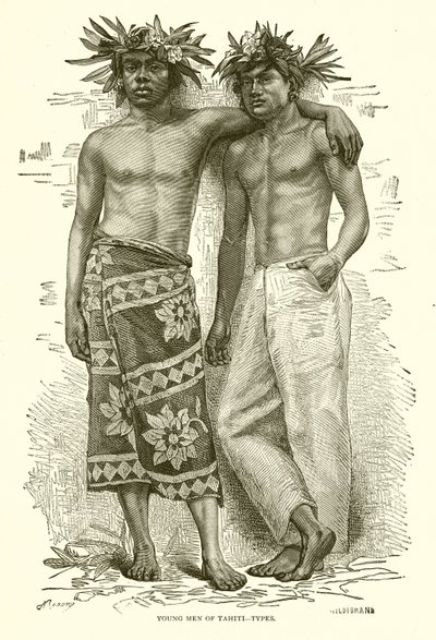 Giovani uomini di Tahiti - Tipi da English School