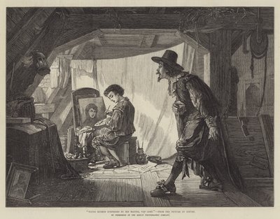 Il giovane Rubens sorpreso dal suo maestro, Van Oort da English School