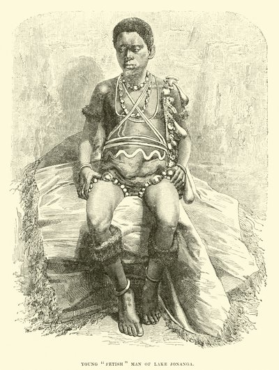 Giovane uomo feticcio del Lago Jonanga da English School