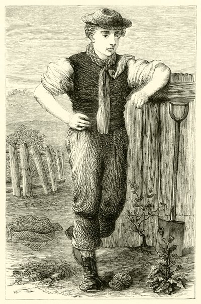 Giovane giardiniere da English School